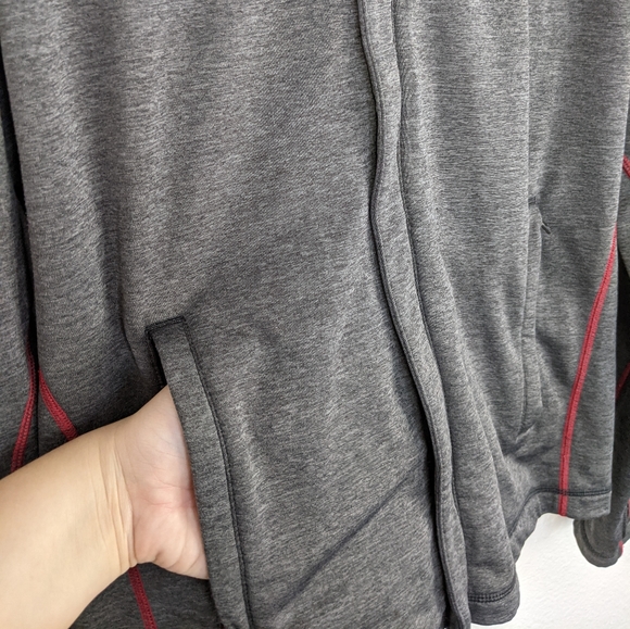 REI Gray and Red Zip Up - Picture 9 of 10